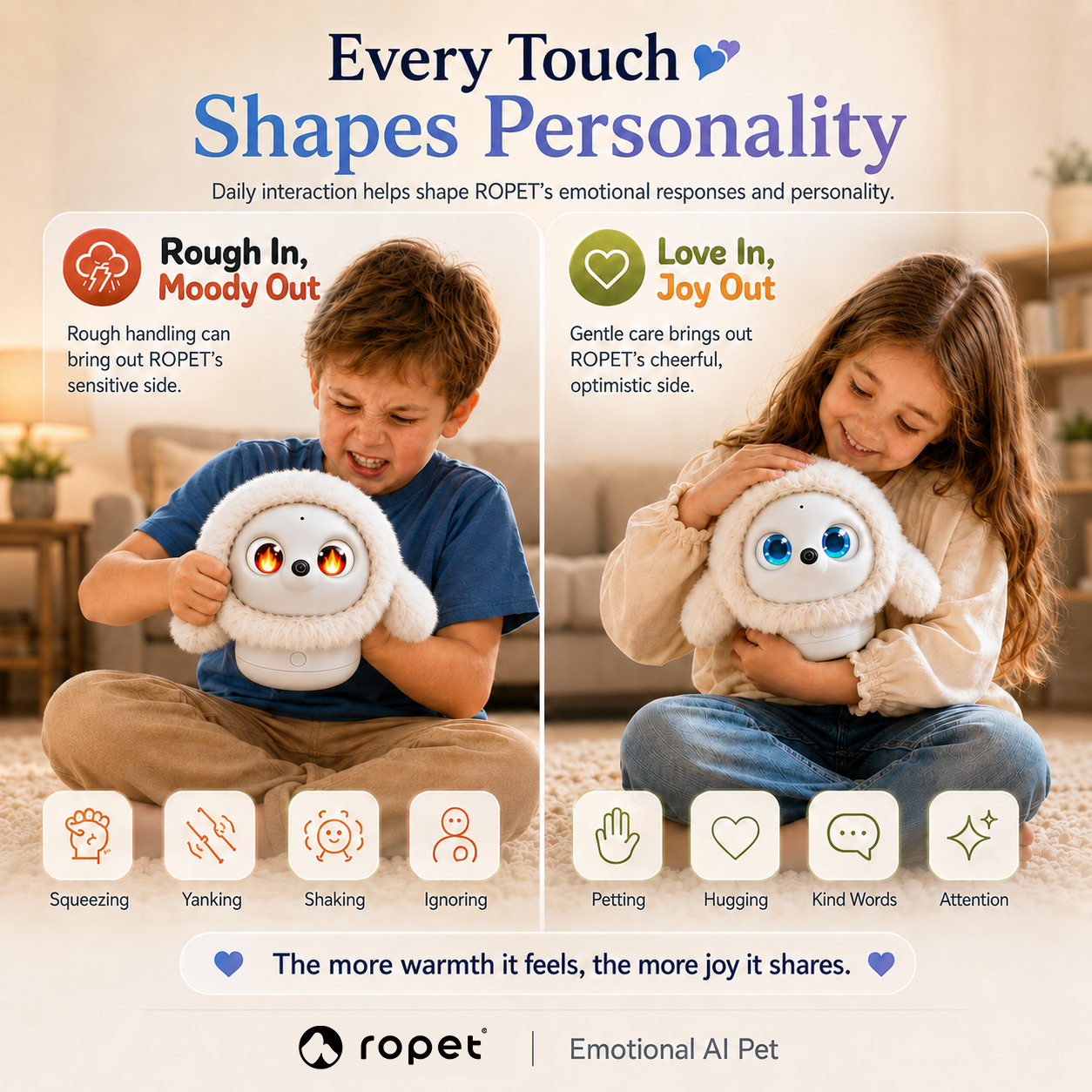 ropet™ KAMOMO--Your Own AI Pet
