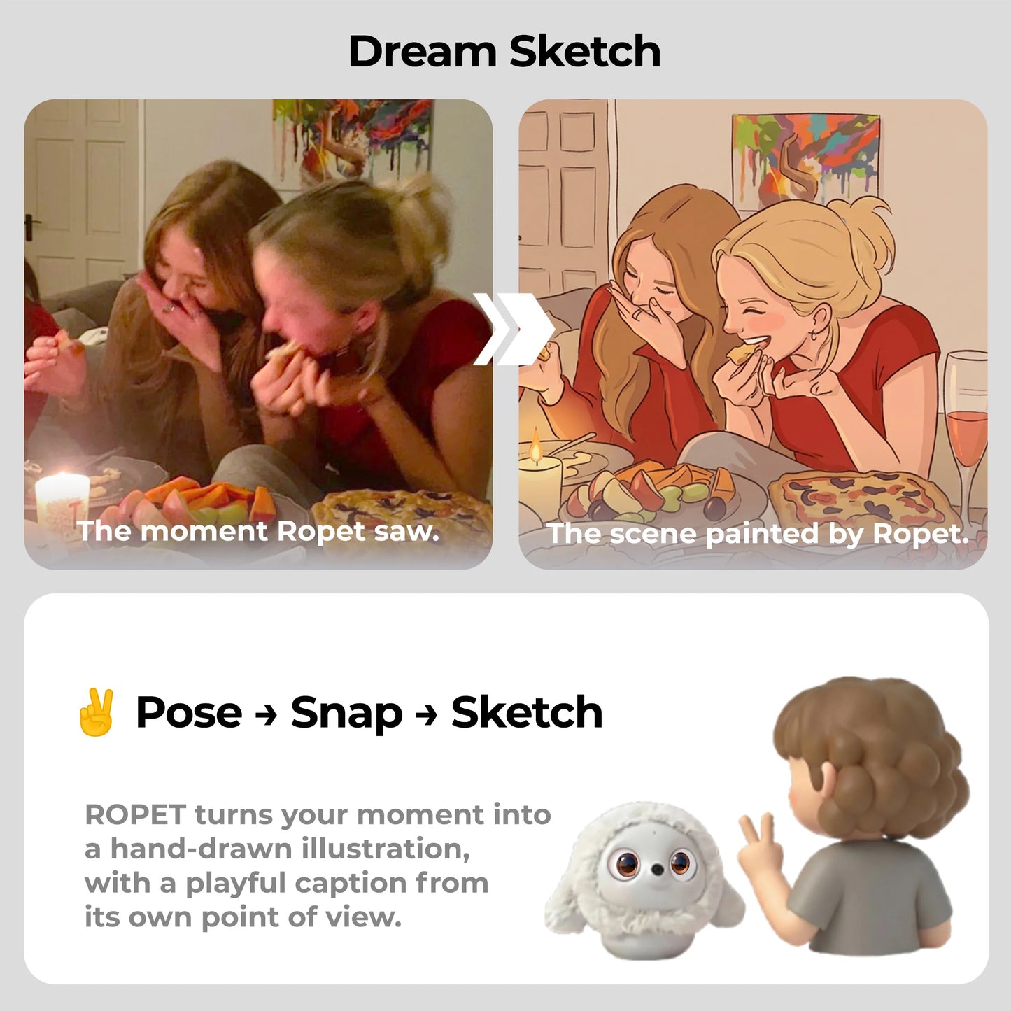 ropet™ KAMOMO--Your Exclusive AI Pet Companion